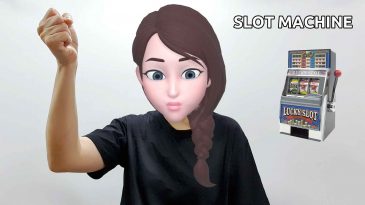 asl sign for slot machine