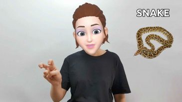 asl sign for snake