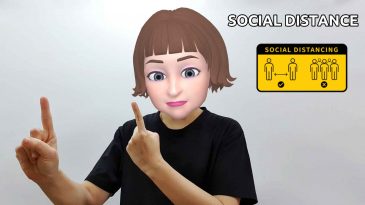asl sign for social distance