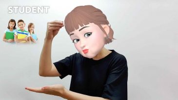 asl sign for student