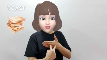 asl sign for toast