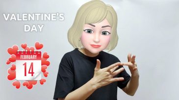 asl sign for valentine's day