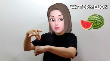 asl sign for watermelon