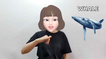 asl sign for whale