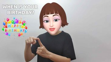 asl sign for when is your birthday