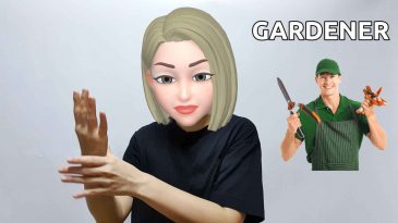 asl sign for gardener