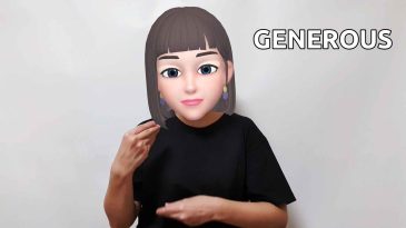 asl sign for generous mean