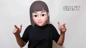 asl sign for giant tiny