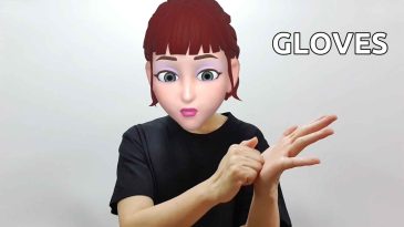 asl sign for gloves
