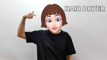 asl sign for hair dryer