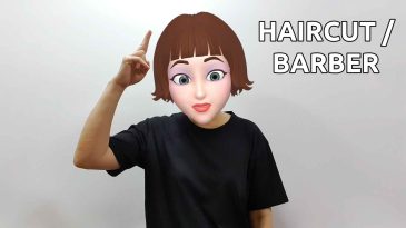 asl sign for haircut