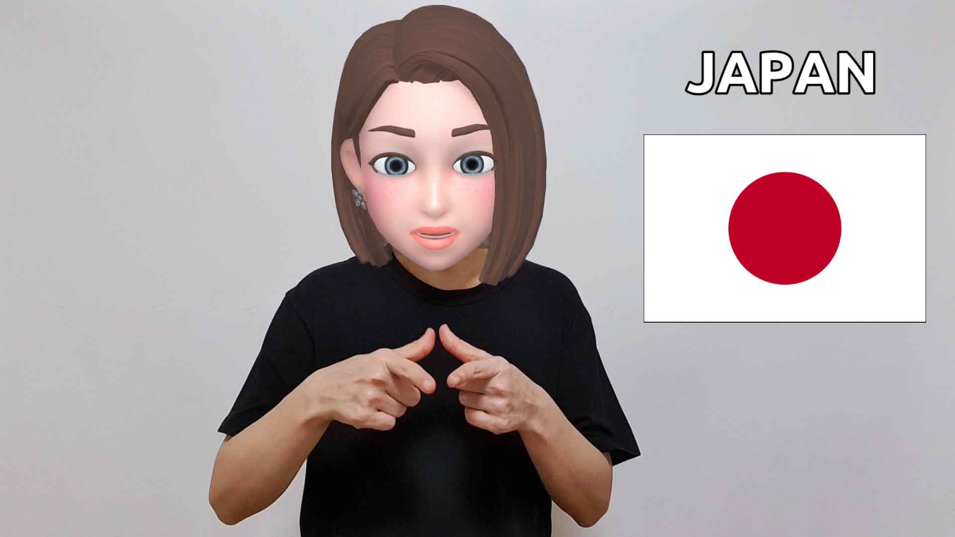 How to say and practice Japan in American Sign Language?