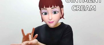 asl sign for ointment cream