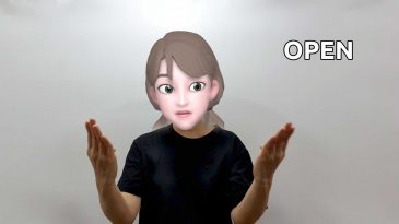 asl sign for open close