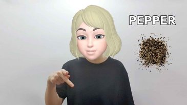 asl sign pepper