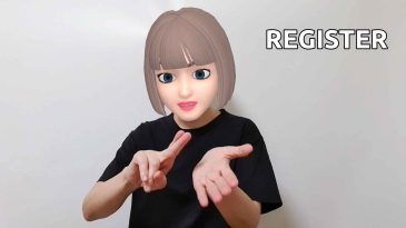 asl sign for register