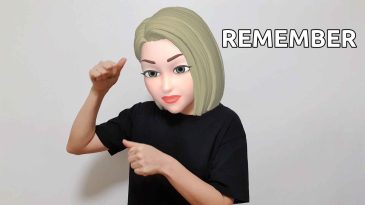 asl sign for remember