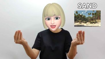 asl sign for sand