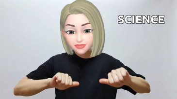 asl sign for science