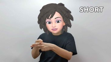 asl sign for short long