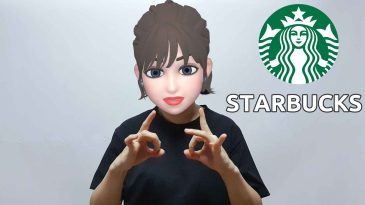 asl sign for starbucks