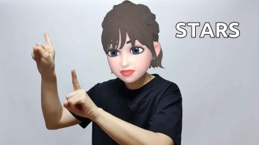 asl sign for stars