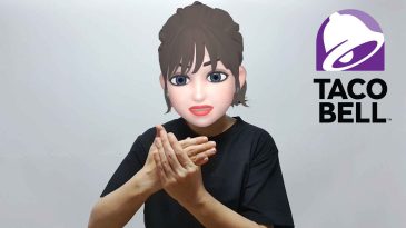 asl sign for taco bell