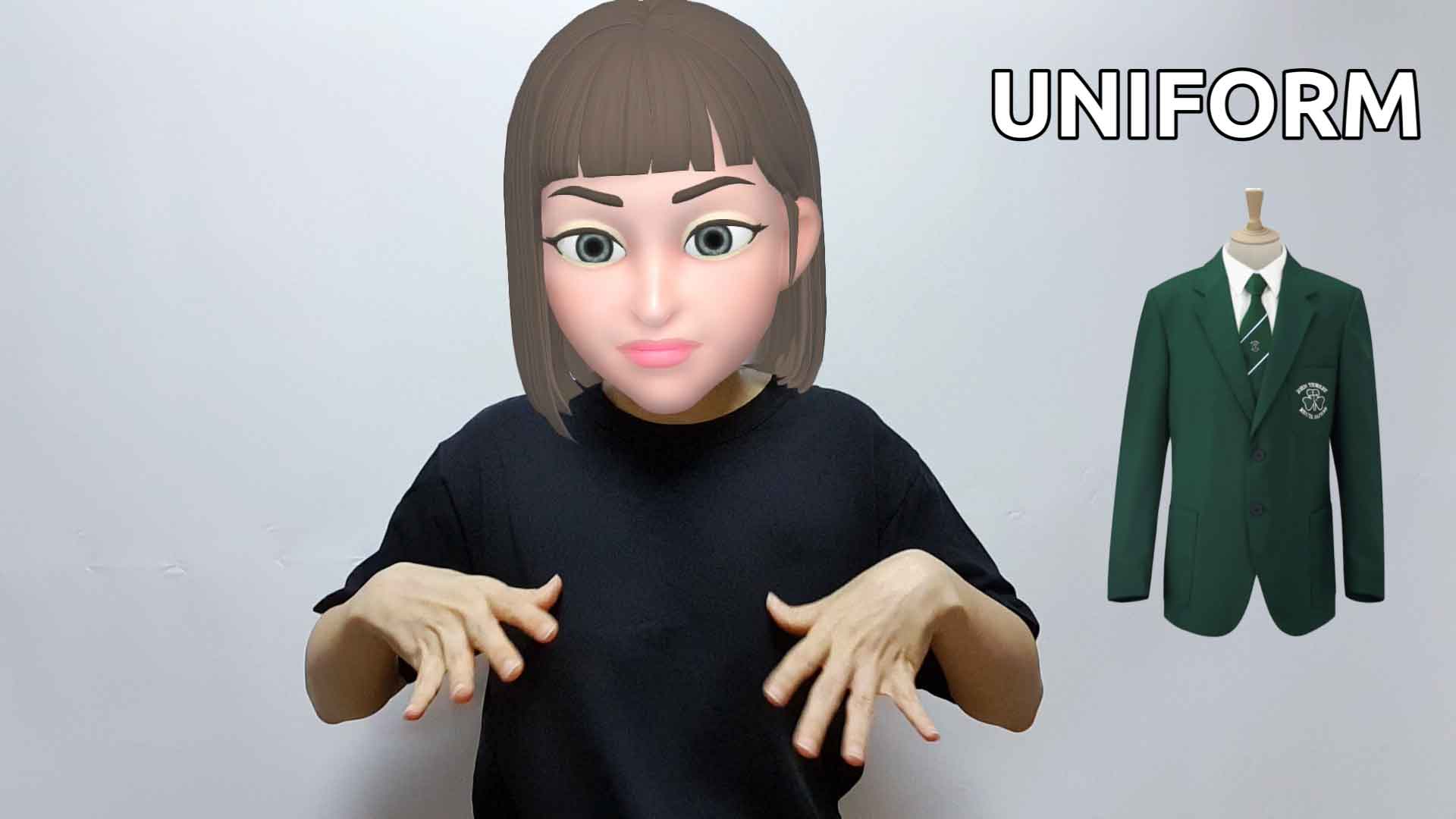 How to say and practice uniform in American Sign Language ASL?