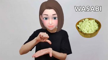asl sign for wasabi