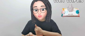 asl sign for wet wipes