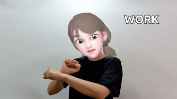 asl sign for work play