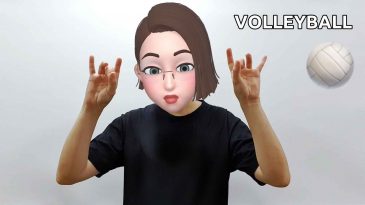 learn asl sign for volleyball
