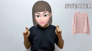 asl sign for sweater